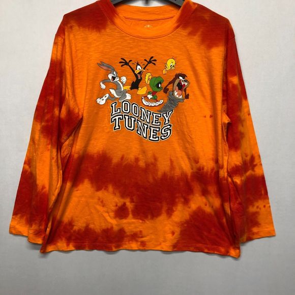 Looney Tunes Women Long Sleeve T-Shirt Top Tee Size XXL 2XL B236 -14 - Picture 8 of 11